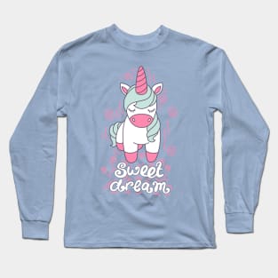 Sweet dream of Unicorn Long Sleeve T-Shirt